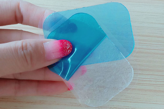 » électrodes élastiques et conductrices de l'hydrogel 2.4*1.6 d'hydrogel