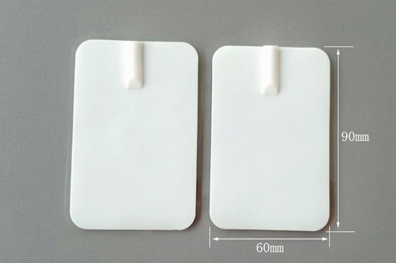 électrodes en caoutchouc de carbone de silicagel de physiothérapie de 60x90mm